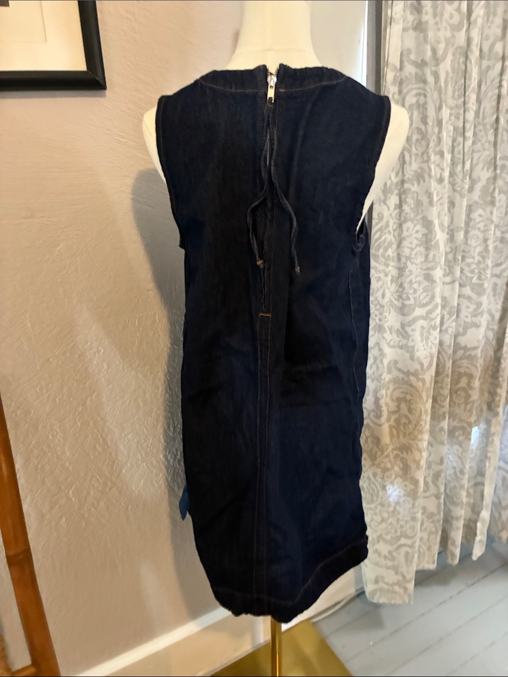 Madewell Sleeveless Denim Shift Mini Dress - Picture 10 of 12